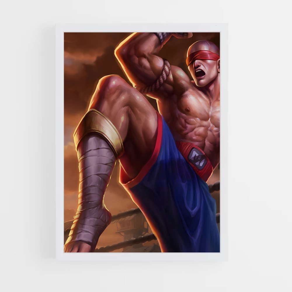 Poster Poing de Feu – affiche League Of Legends (vue 3)